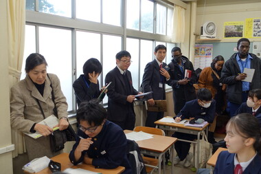 青年研修「初・中等教育（算数教育）」訪問